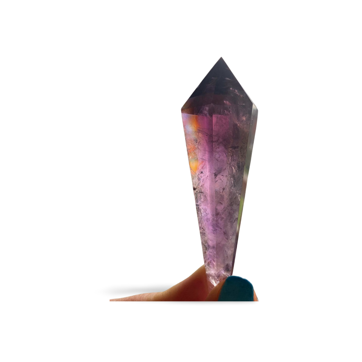 HIGH GRADE PHANTOM AMETHYST WAND on STAND