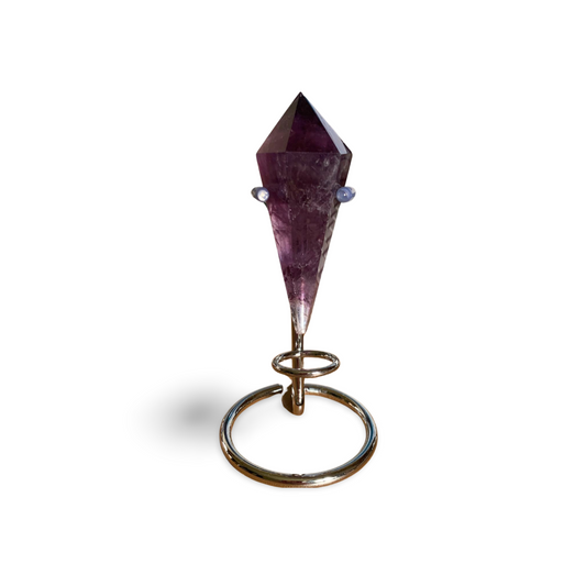 HIGH GRADE PHANTOM AMETHYST WAND on STAND