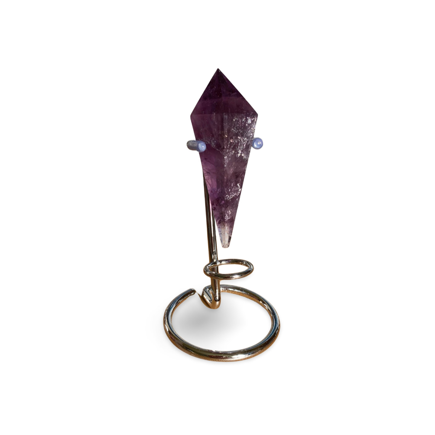 HIGH GRADE PHANTOM AMETHYST WAND on STAND