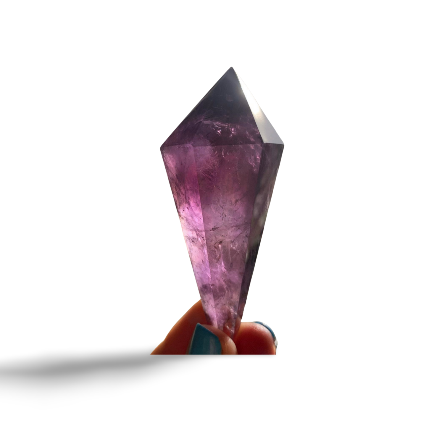 HIGH GRADE PHANTOM AMETHYST WAND on STAND