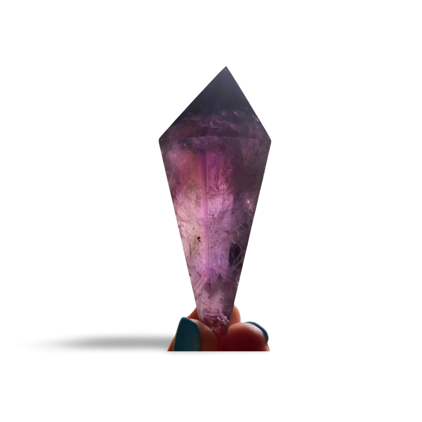 HIGH GRADE PHANTOM AMETHYST WAND on STAND