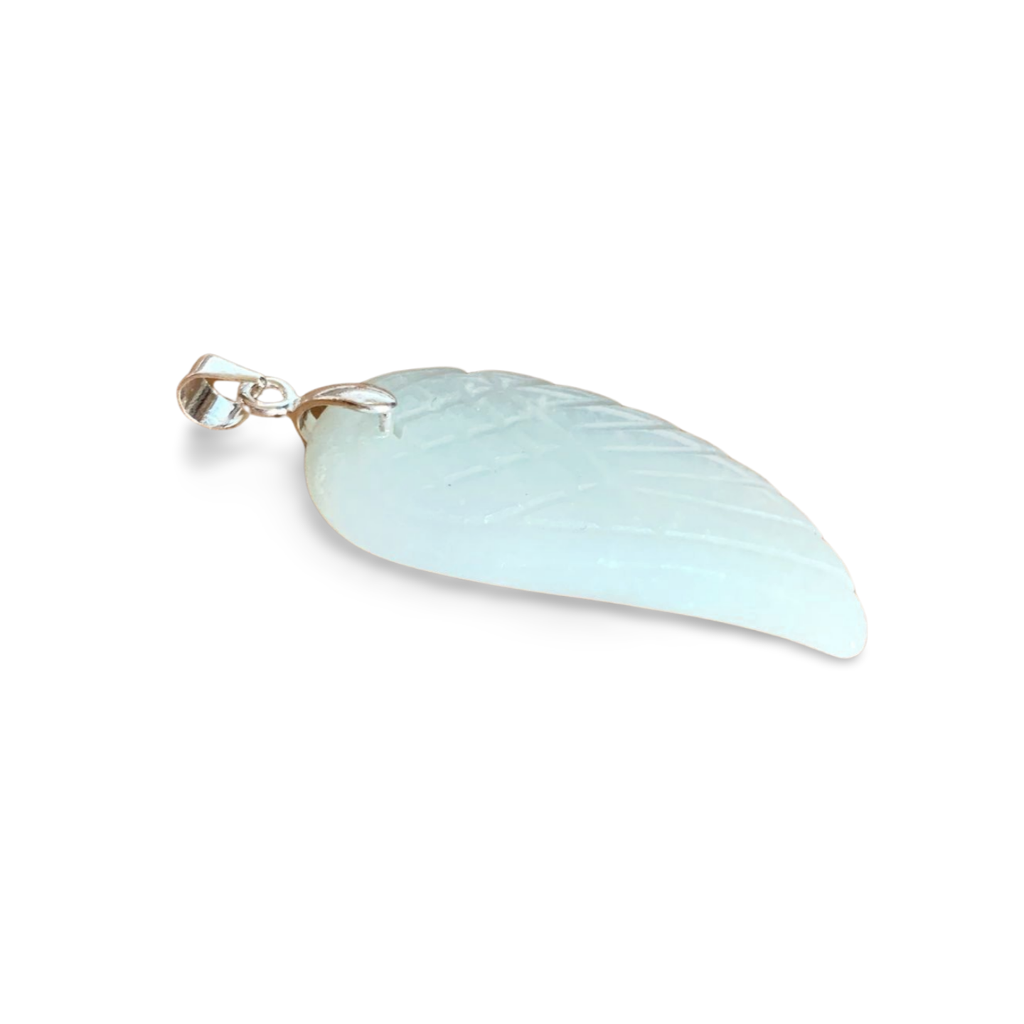 CARIBBEAN CALCITE ANGEL WING PENDANT