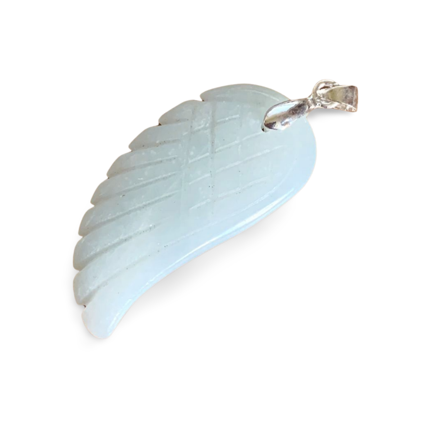 CARIBBEAN CALCITE ANGEL WING PENDANT