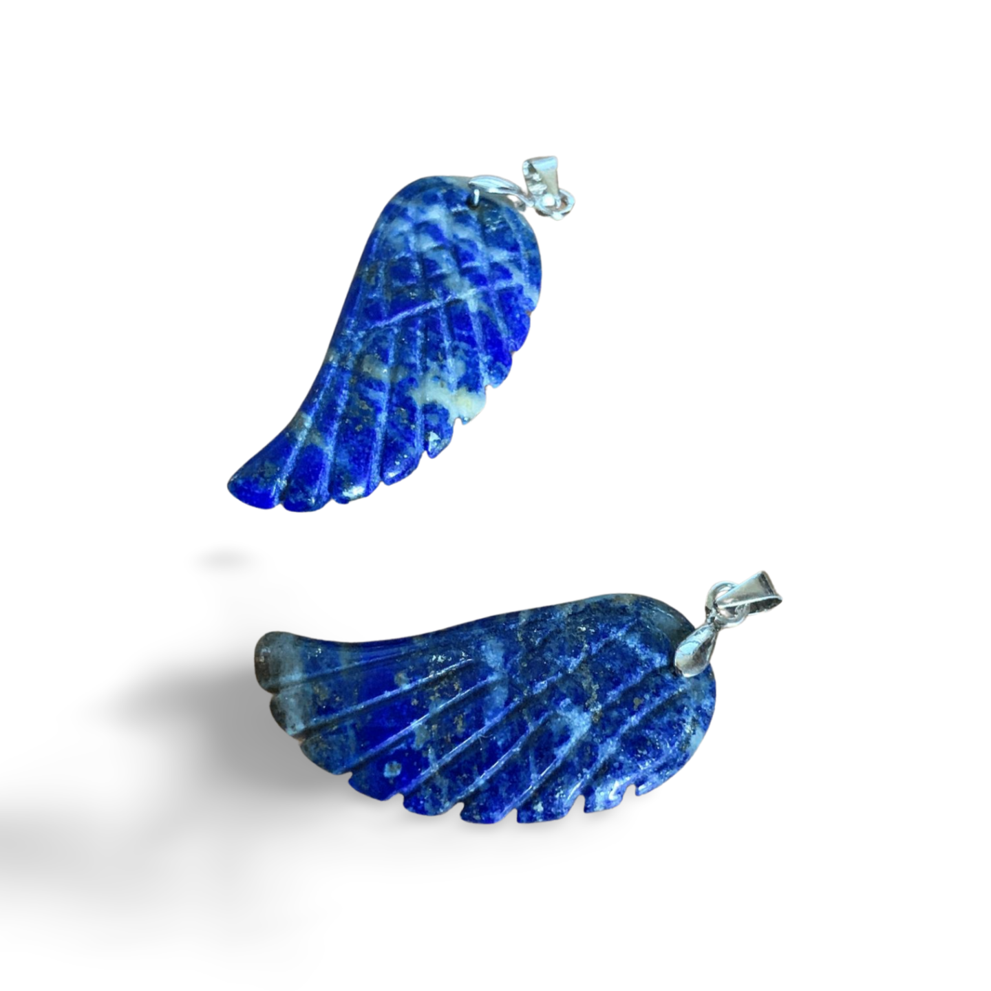 LAPIS LAZULI ANGEL WING PENDANT