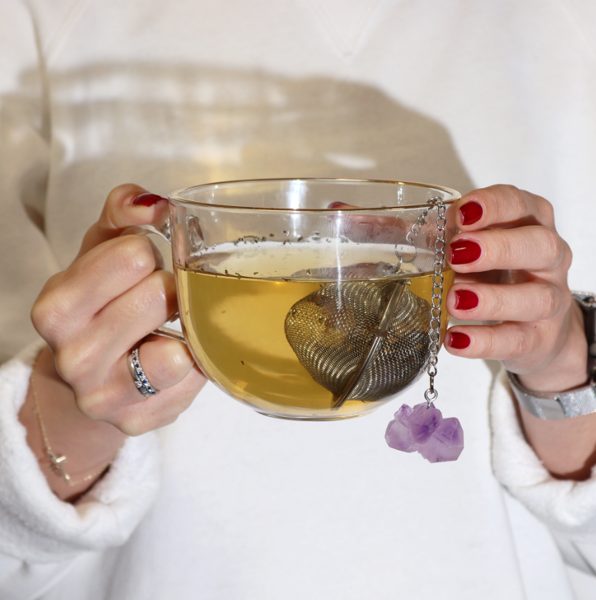 AMETHYST TEA STRAINER