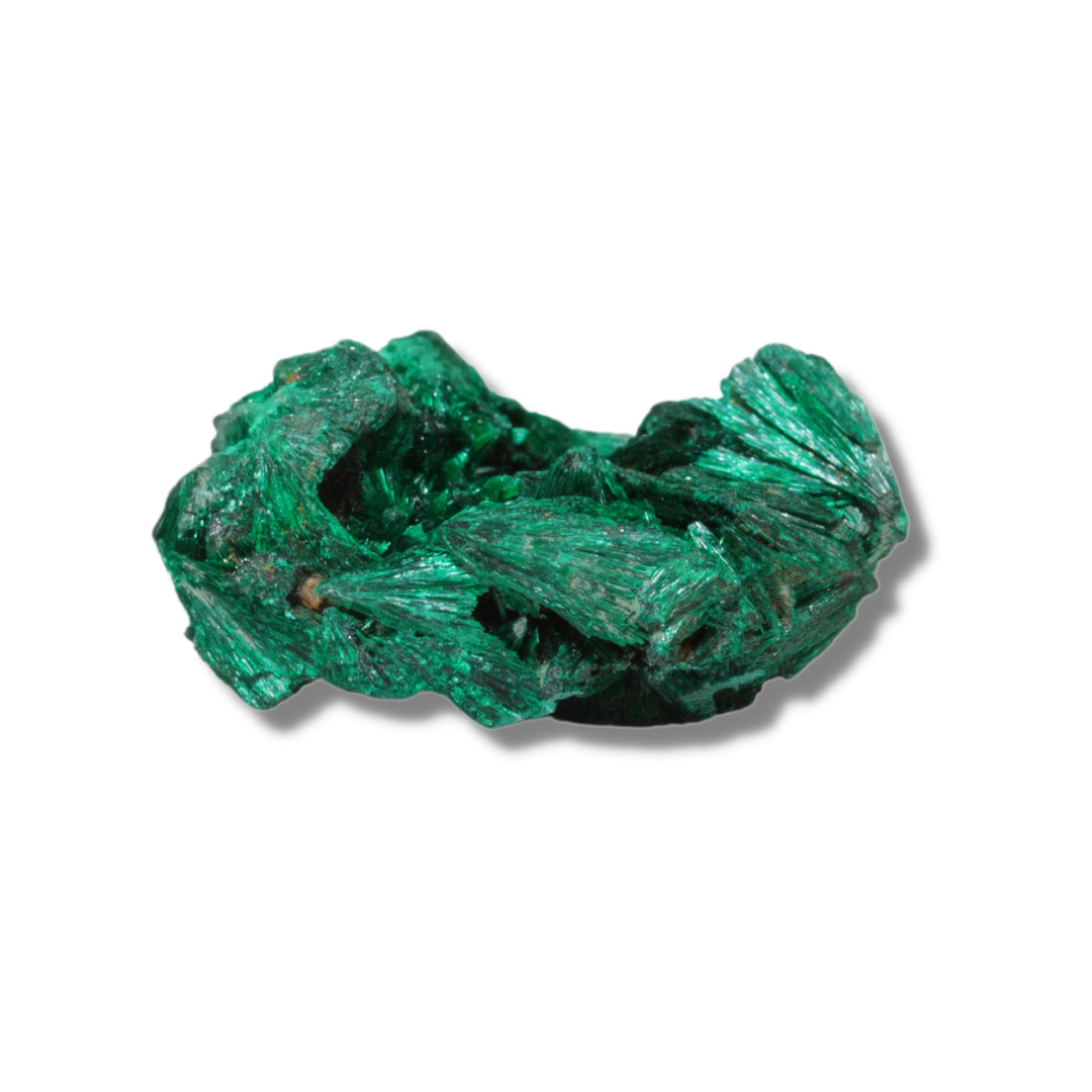 RAW FIBROUS MALACHITE