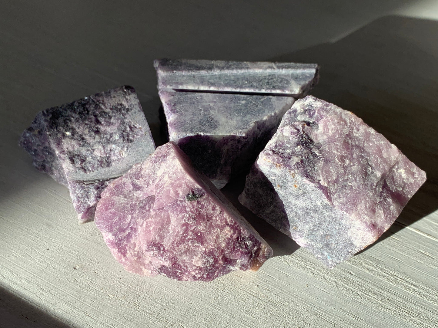 RAW LEPIDOLITE & QUARTZ