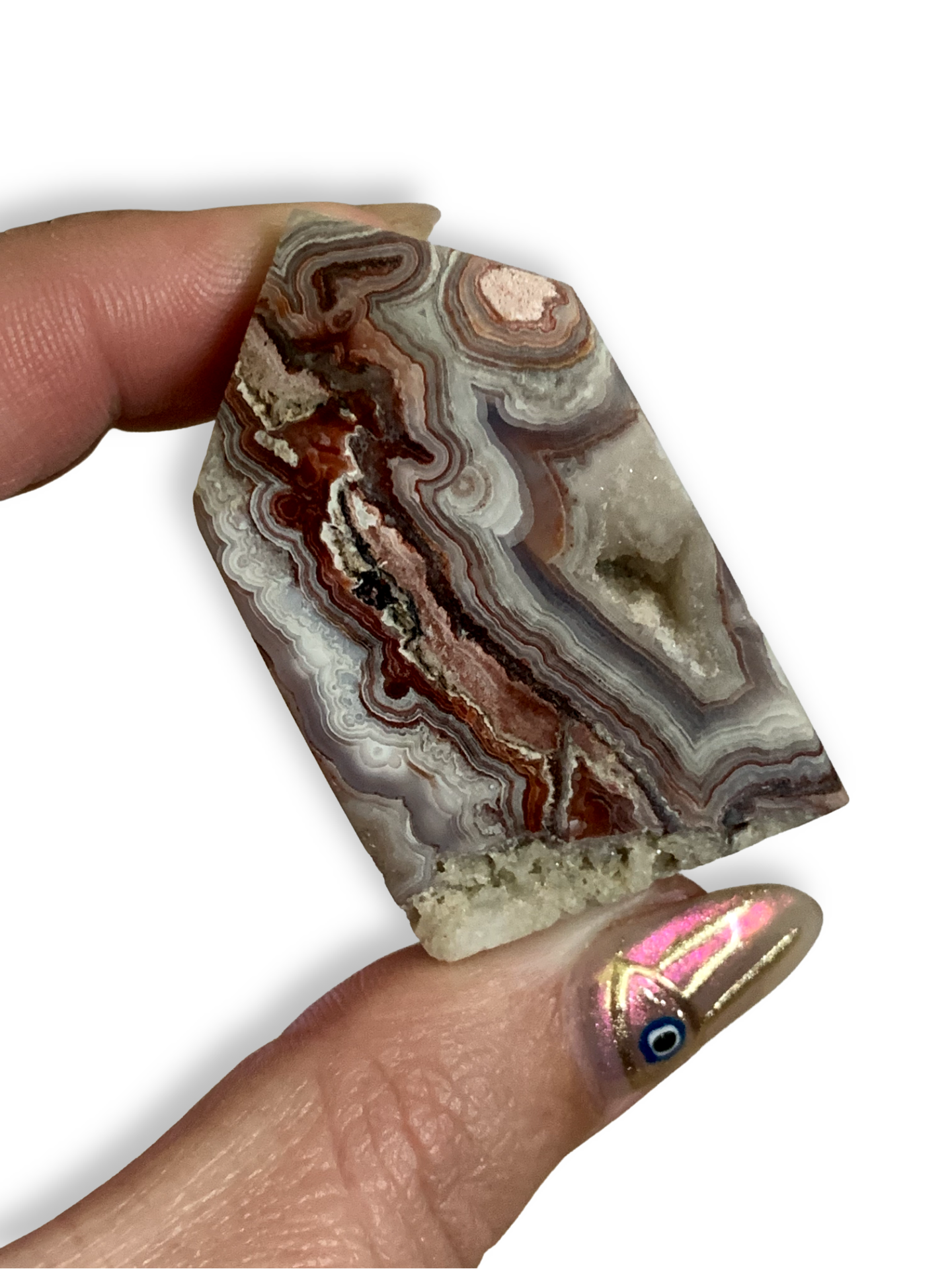 RED MEXICAN CRAZY LACE AGATE TOWERS