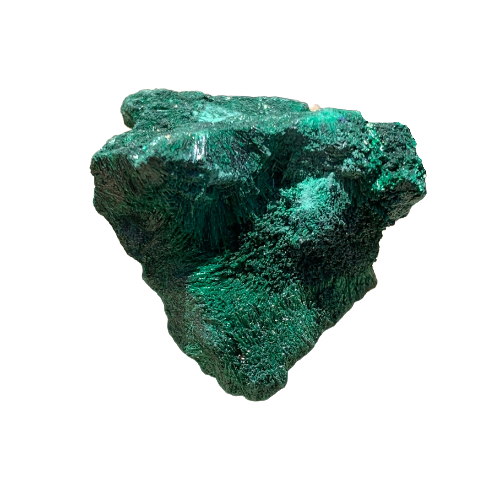 RAW FIBROUS MALACHITE